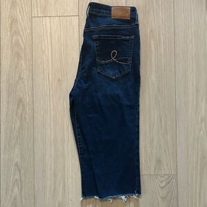 Seven7 Dark Blue Ankle Jeans